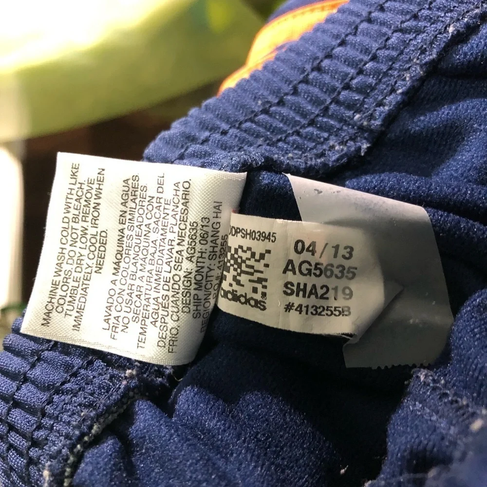 (Set) Adidas zip jacket and pants.